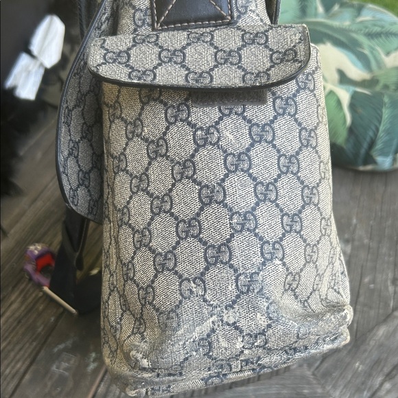 Gucci Beige and Blue Women's Diaper Bag - Picture 11 of 15